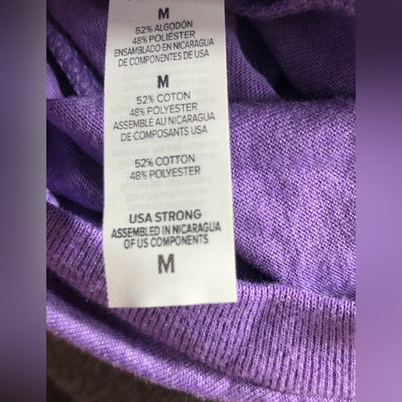 NWOT History Should Make You Feel Weird Purple Tee - Size M - Picture 3 of 4